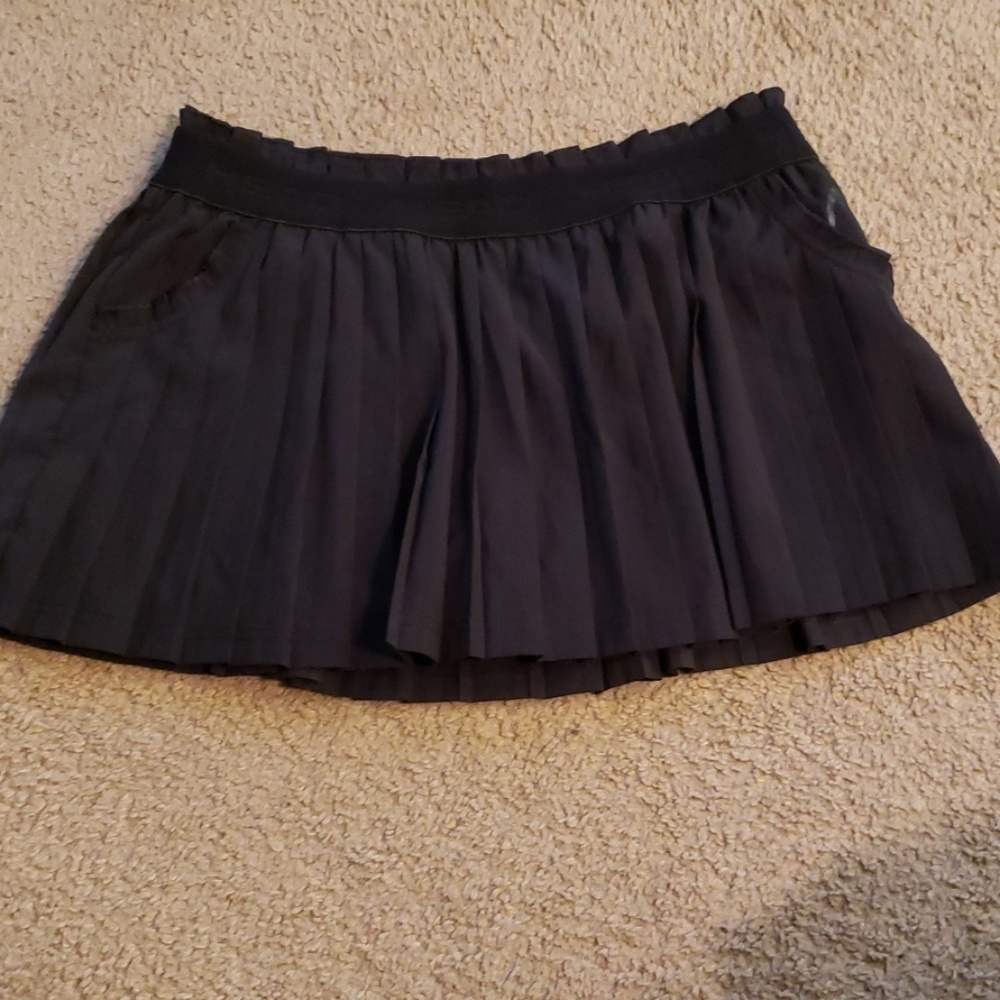 Black Tennis skirt with shorts Size L